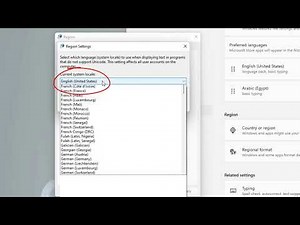 Language setting for non-unicode programs. Solve ??? error in Al Kanz iqtebasat Search Progam