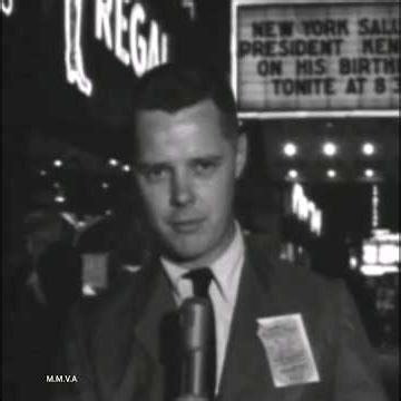 Marilyn Monroe - Rare news report from Madison Square Garden Happy Birthday John F Kennedy may 1962