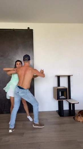 Derek Hough Girlfriend Dancing with Lady