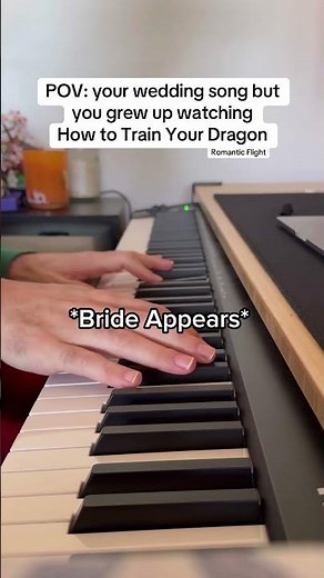 How to Train Your Dragon wedding song! Romantic flight piano