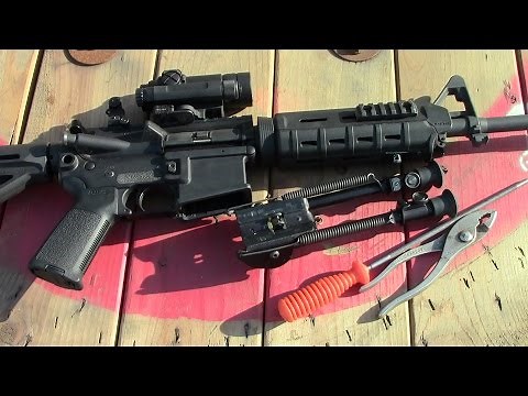 AR15: Harris Bipod Adapter Install by TheGearTester