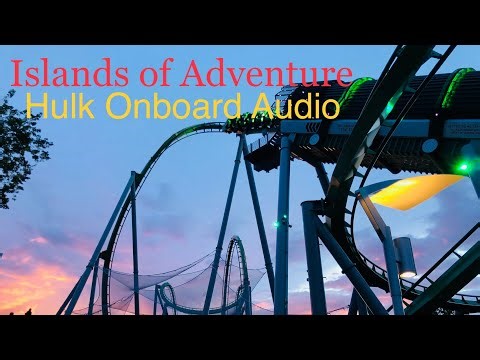 Hulk Roller Coaster Onboard Audio Universal Studios Islands of Adventure