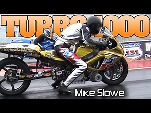 Turbo GSXR motorcycle vs turbo Hayabusa Prostreet AMA Semi Finals US 131 Speedway