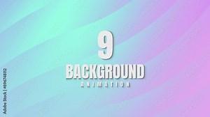 Nine colorful gradient backgrounds animation with wavy patterns. Great for vibrant presentations, website designs, social media posts, and digital art projects.