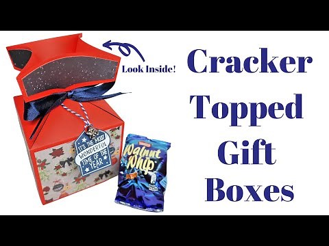 Cracker Topped Gift Boxes