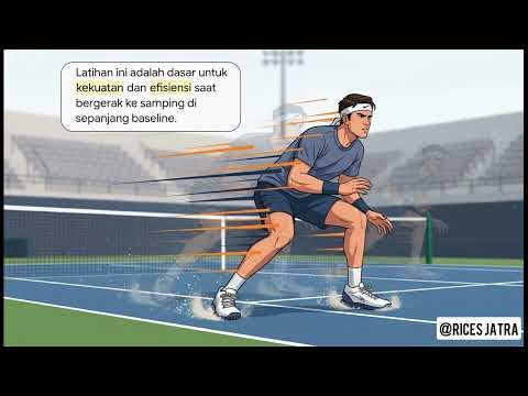 Rahasia Footwork Kilat Pemain Pro! 🎾⚡ | Bedah Bab 9: Tennis Anatomy (Movement Drills)