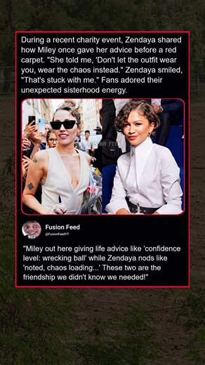 "Wear The Chaos" - Miley & Zendaya! 🔥👇