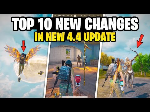 TOP 10 NEW CHANGES AND FEATURES IN NEW BGMI 4.4 UPDATE😍BGMI UPDATE 4.4 NEW DETAILS & RELEASE DATE.