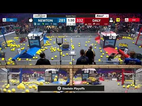 Einstein Final 2 - FIRST Championship - FIRST Robotics Competition