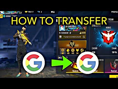 HOW TO TRANSFER ACCOUNT FROM GOOGLE TO GOOGLE IN FREE FIRE | FREE FIRE ID TRANSFER GMAIL TO GMAIL
