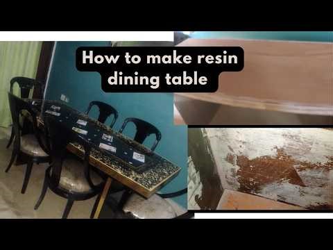 Resin Dining Table Tutorial l How to Make a Stunning Resin Dining Table | Wood & Epoxy Art Zims