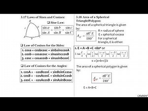PRINCIPLES and FORMULAS in PLANE and SPHERICAL TRIGONOMETRY 4