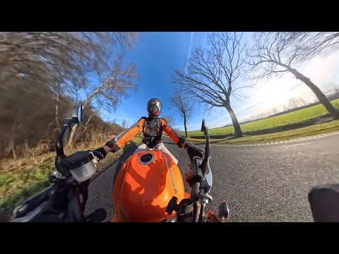 Kawasaki Z750 January ride short clip