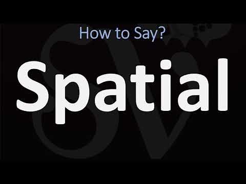 How to Pronounce Spatial? (CORRECTLY)