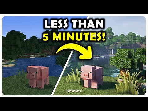 How To Install Shaders for Minecraft in Less Than 5 Minutes!