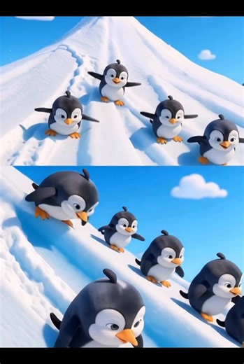 Cutest Baby Penguins Sliding Together! Watch these adorable baby penguins sliding all day with big smiles and happy vibes! Their joy is contagious—let’s spread the smiles! ✨ Send Stars to support more cute videos like this! 💫 Don’t forget to Follow, Like, and Share if this made you smile! #fblifestyle #reelsvideoシ #TuneTails #fbreelsfypシ゚ #3dcartoon #fbreels2025ツ #fbreelsfypシ゚viralfbreelsfypシ゚viral #cutereels #fbreelsfypシ゚viralシ #BabyPenguins #CuteAnimals #SlidingFun #WinterVibes #PenguinLove |