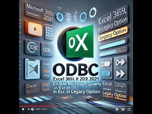 Enable Microsoft Query in Excel 365, 2019 and 2021 in Legacy option