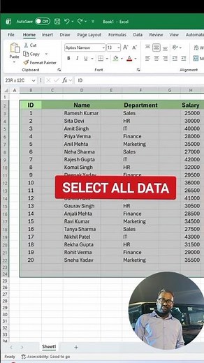 Delete Blank Columns in Excel - The TRICK You Didn't Know #shorts