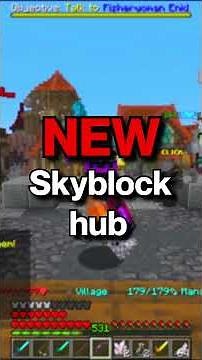 Hypixel Skyblock Gets a NEW HUB?! #minecraft #hypixelskyblock #hypixelpartner
