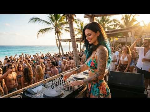 TULUM Beach Party DJ SET | Afro House Mix | AI DJ