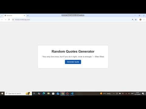 Random Quotes Generator #coding #technology #programming #trending #shorts #javascript