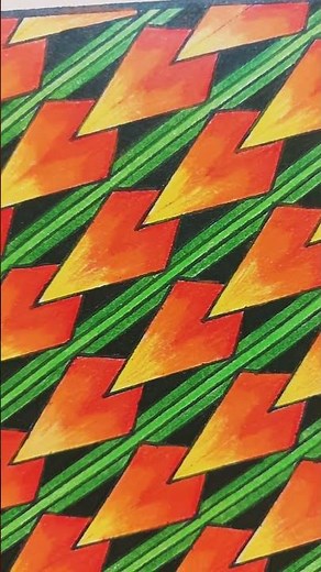 Polynesian ornamental art in color.