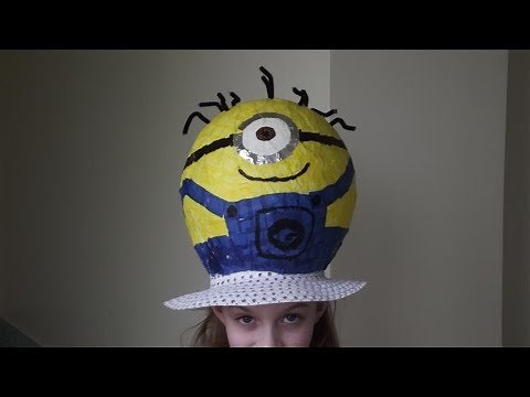 How to Make an Easter Bonnet Hat using paper mache