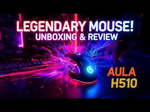 the legendary mouse from aula H510 rgb gaming mouse Unboxing and Review 2026 #pc #trend #viral
