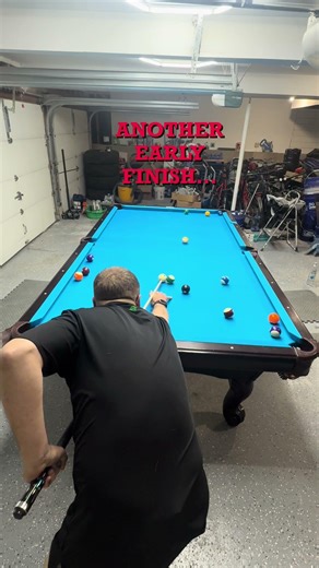 This is going to take FOREVER! Day 4 - Playing pool every day until I run the table.
