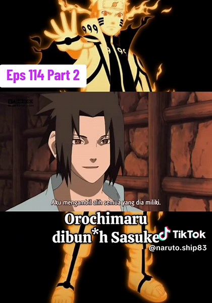 Eps 114 Part 2 - Orochimaru dibun*h Sasuke #naruto #narutoshippuden #sasuke #orochimaru #animetiktok #fyp #fyppppppppppppppppppppppp #foryoupage