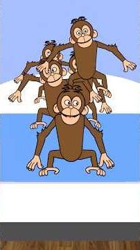 Five Little Monkeys Jumping On The Bed (2025) 🐵 #kidssongs #nurseryrhymes #monkeys