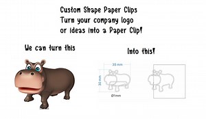 1000 Custom Shaped Paper Clips for Your Company Business Logo Advertising or Your Own Ideas Turned Into a Paper Clip - Etsy