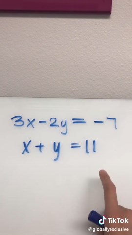 Solving Systems of Equations Algebraically with Substitution Method