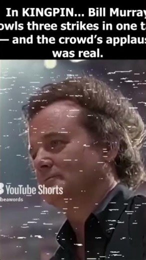 In KINGPIN, Bill Murray bowls three strikes in one take — and the crowd’s applause was real