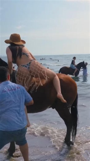 You Won’t Expect What Happens on This Beach Ride 😳🐎