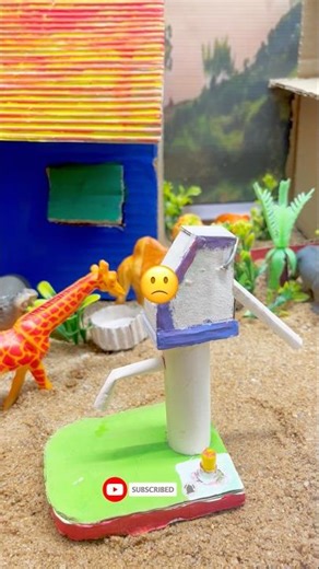 DIY MINI PROJECT FOR ANIMAL FARM 🌾 #viral #youtubeshorts #trector