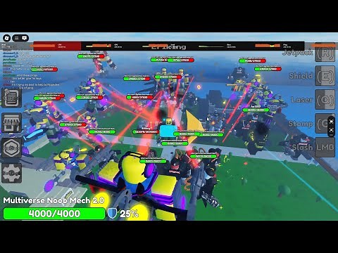 Boss Rush 1-21 with Dev | Noob Experiment Battlefront