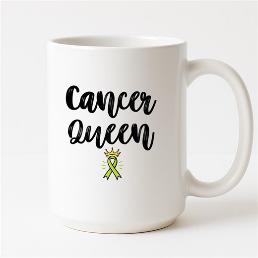 Cancer Queen Mug – Non-hodgkin’s Lymphoma Gift • Light Green Ribbon • Supportive, Meaningful & Personalized Cancer Awareness Mug - Etsy