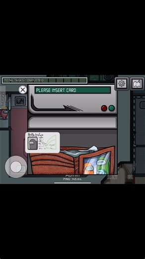 Different Players in Admin Card Swipe #shorts #amongus #admin #task