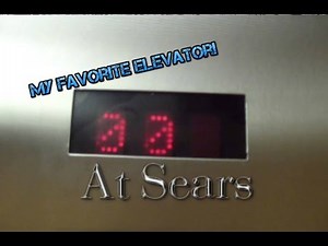 Awesome Montgomery Hydraulic Elevator @ Sears & Roebuck - Stroud Mall - Stroudsburg, Pennsylvania