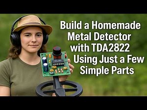 Diy metal detector |Homemade Gold Metal Detector Using TDA2822 – Simple DIY Project