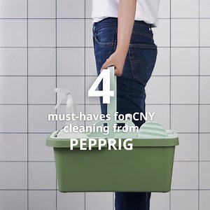 122 reactions | We know CNY cleaning can be a chore — that’s why the PEPPRIG series is coordinated to save space and reach every corner effortlessly to make every surface shine! 粒 #IKEAMalaysia #PEPPRIG | IKEA | Facebook