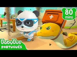 Terremoto! Super Panda e o Sr. Cobra Salvam o Whiskers | Desenhos Animados | BabyBus Português