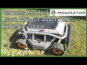 Mowrator S1 Remote Control Lawn Mower 4WD 100% Extreme Slope -1582
