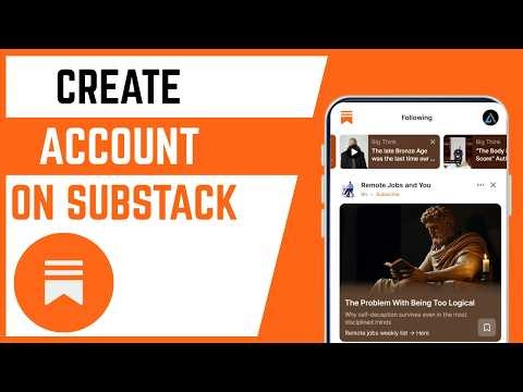 How To Create Account On Substack Platform Using Smartphone