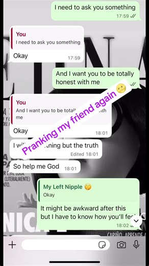 Pranking My Friend Again: Hilarious WhatsApp Responses