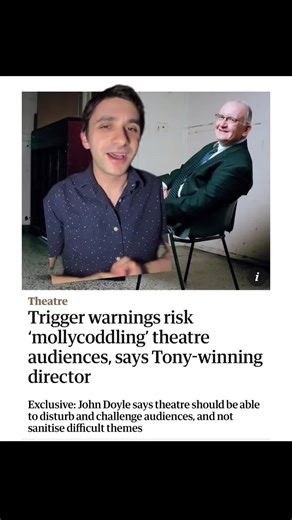 More on why I don’t like John Doyle’s work: @Joe Weinberg #theatre #accessibility #broadway #westend #musicaltheatre