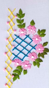 221K views · 3.5K reactions | Beautiful Border design勺瑱 | Secret Hand Stitch | Facebook