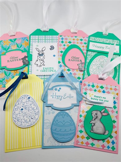 Easter Gift Tags | Handmade Easter Basket Tags | Spring Gift Tags - Etsy