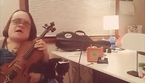 207K views · 1.7K shares | This is the video that stunned our judges and won this year's Tiny Desk Contest. Tell the world about Gaelynn Lea Music. | NPR Music | Facebook